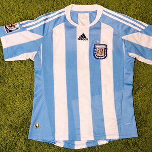 Adidas Argentina 2010 World Cup Soccer Jersey, Size Medium